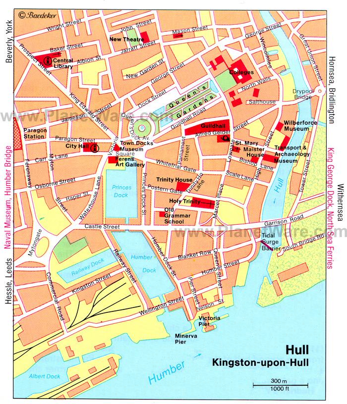 Kingston Upon Hull carte